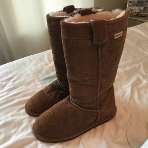 Bearpaw patterned Tall Winter Boots